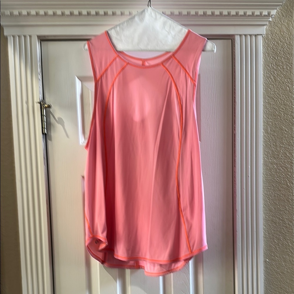 Pink Sleeveless Running Top